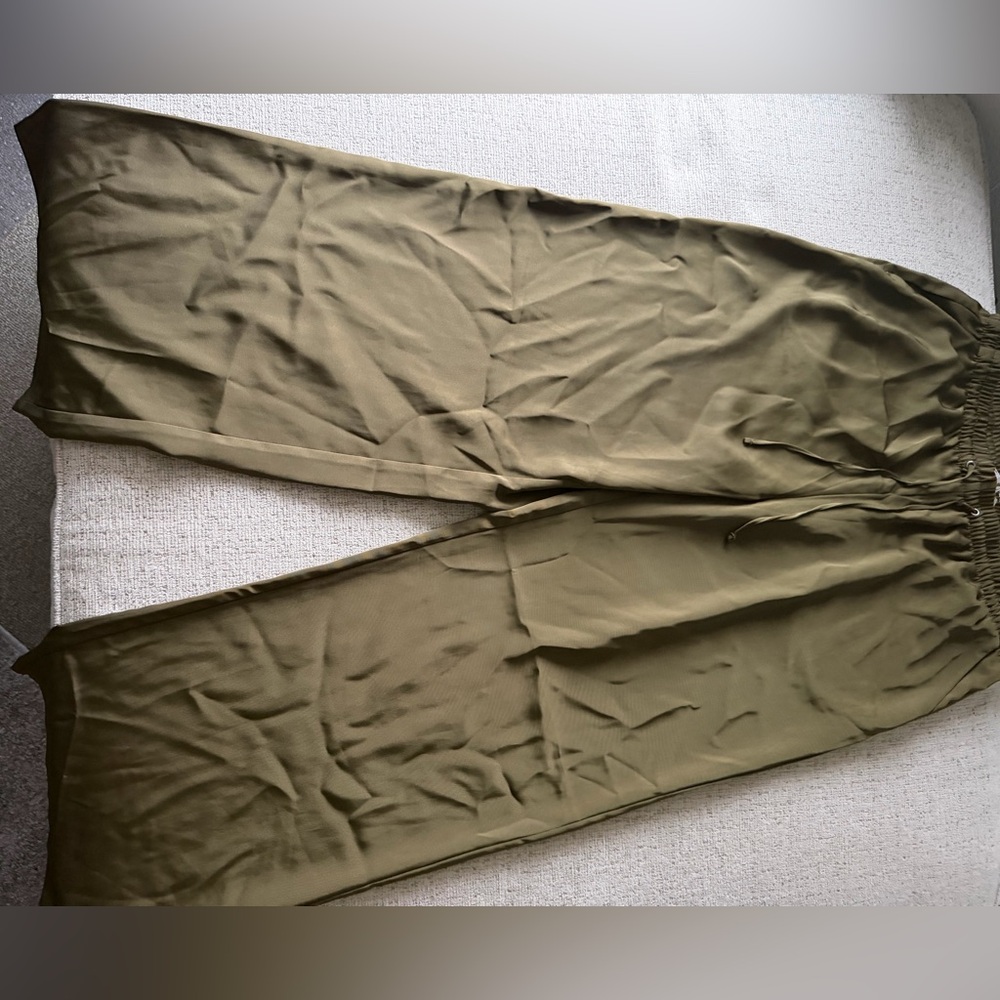 H&M Olive Green Boot Cut Pants